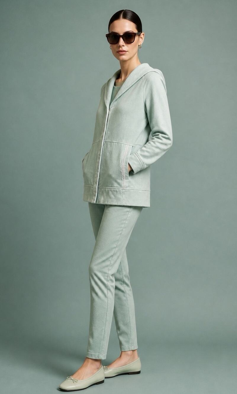 Lululemon Yin To My Yang Jacket Womens Size Medium Mint Green Shawl Neck